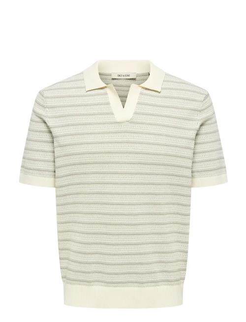 ONLY & SONS | Onstilo Reg Ss Split Neck Knit Noos | XL