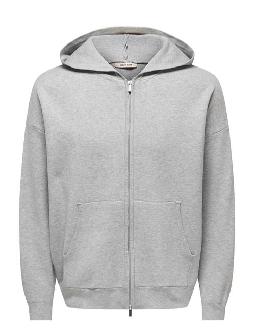 ONLY & SONS | Onssade Ovz Ls Zip Cardigan Knit | XXL