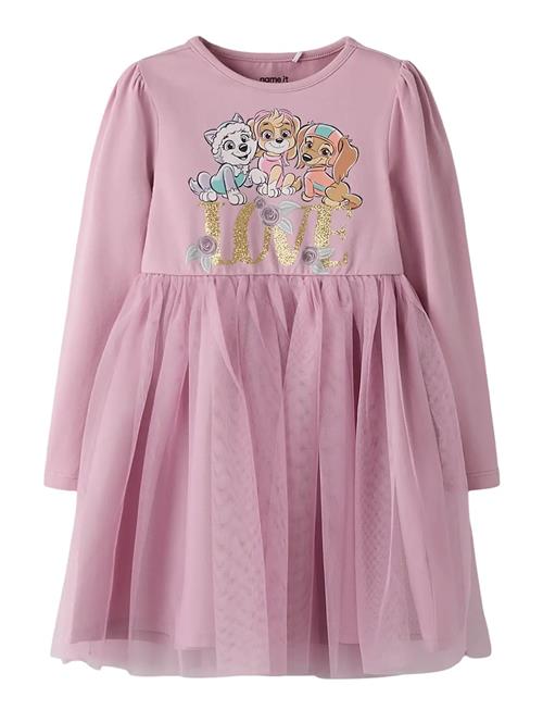 name it | Nmfmebba Pawpatrol Ls Tulle Dress Cplg | 104