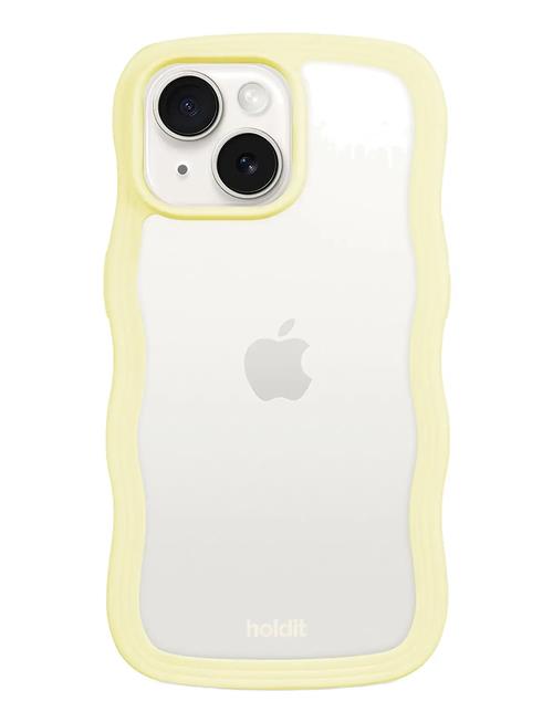 Holdit | Wavy Case Iphone Lemonade/Transparent | IPHONE 16E/15-14-13