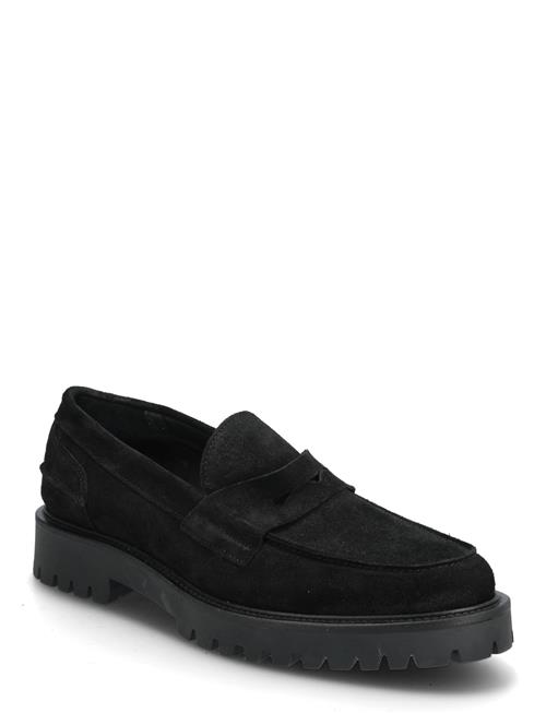Garment Project | Aaron Penny Loafer - Black Suede | 44
