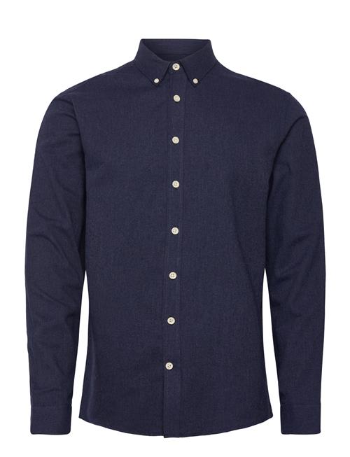 Lindbergh | Mélange Brushed Shirt L/S - Regular | XXL
