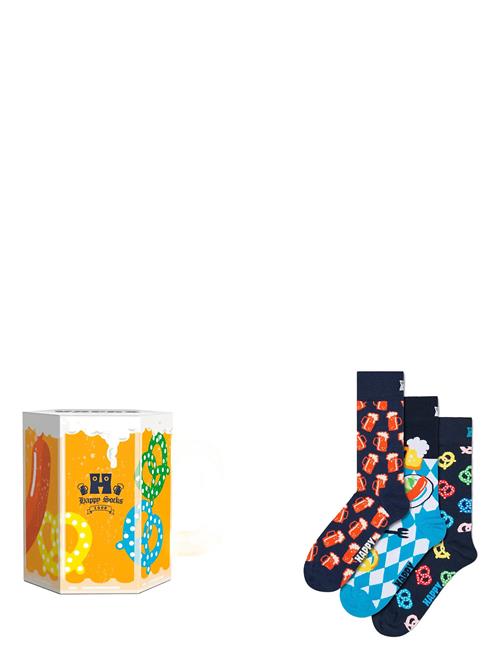 Happy Socks | 3-Pack Beer Glass Socks Gift Set | 41-46