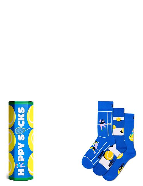 Happy Socks | 3-Pack Tennis Socks Gift Set | 41-46