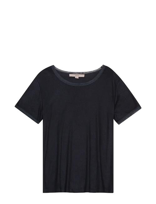 REMAIN Birger Christensen | Mesh Trim Tshirt | S