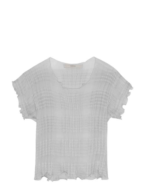 REMAIN Birger Christensen | Pleated Chiffon Top | 36