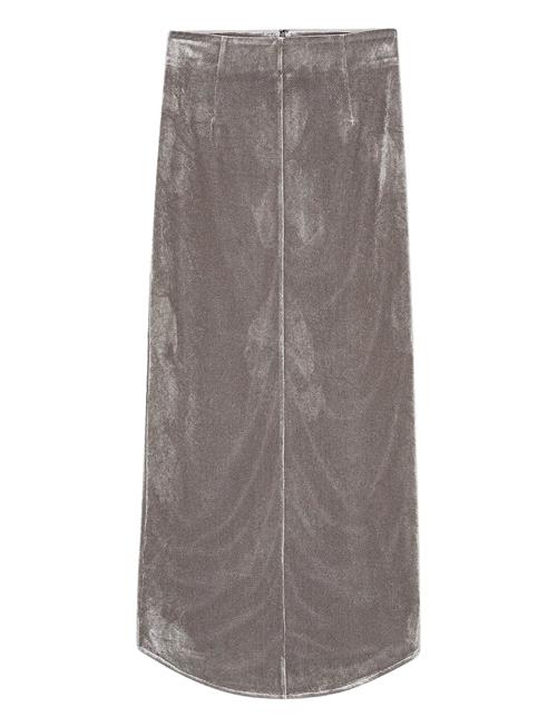 REMAIN Birger Christensen | Velvet Mesh Skirt | 40