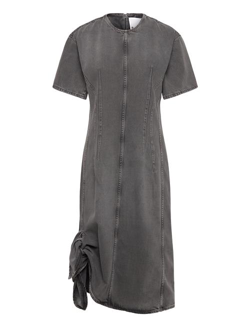 REMAIN Birger Christensen | Drapy Denim Dress | 40