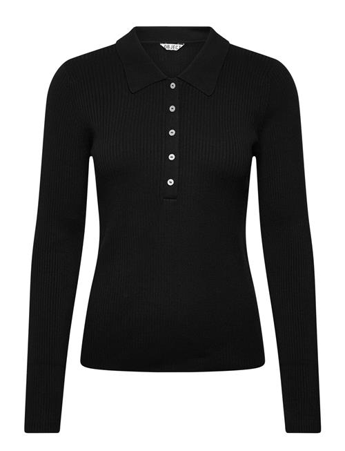 Object | Objkelly L/S Sli Polo Knit Pullover Noos | M