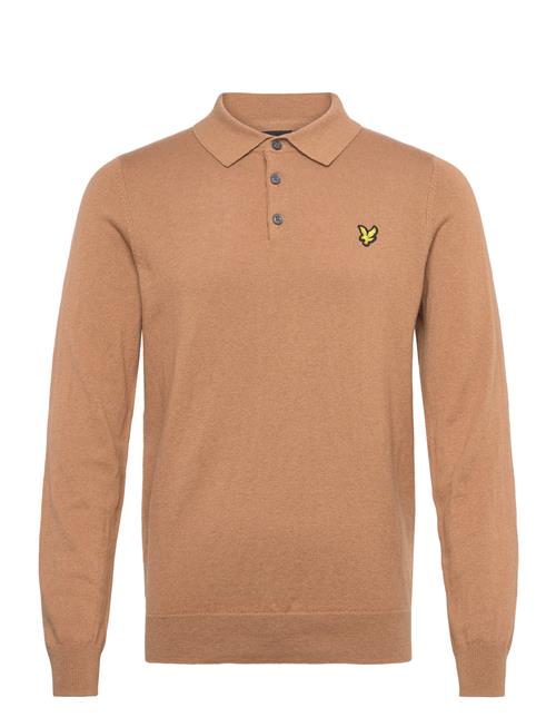 Lyle & Scott | Cotton Merino Long Sleeve Knitted Polo | S
