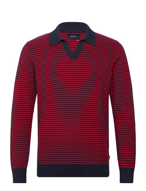 Lindbergh | Recycled V-Neck Polo Knit L/S | L
