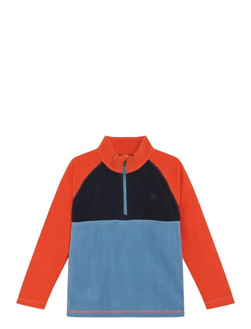 Color Kids | Fleece Pulli - Colorblock | 110