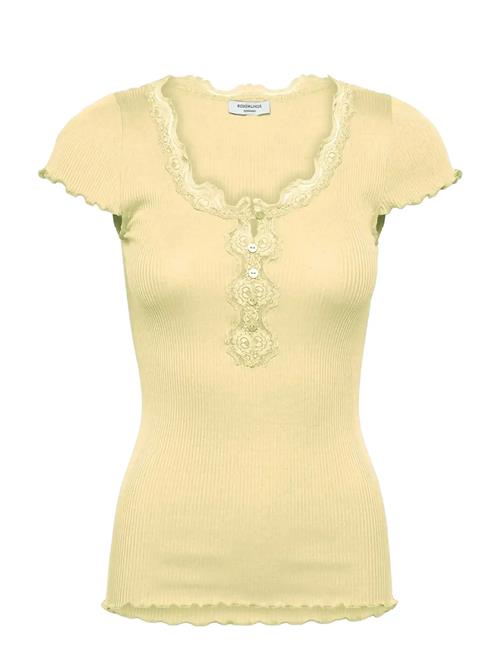 Rosemunde | Rwbeatha Silk Capsleeve Button T-Sh | XL