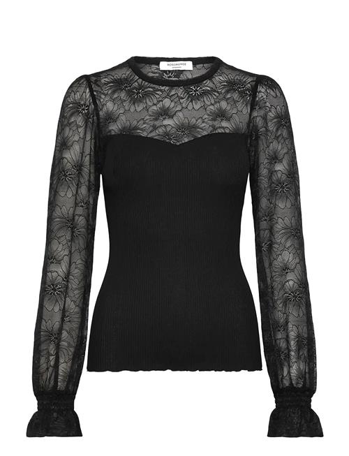Rosemunde | Rwbeatha Silk Ls Full Lace T-Shirt | M