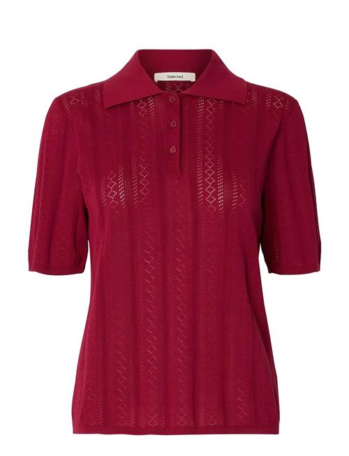 Selected | Slftoledo Structure 2/4 Knit Polo Neck | M