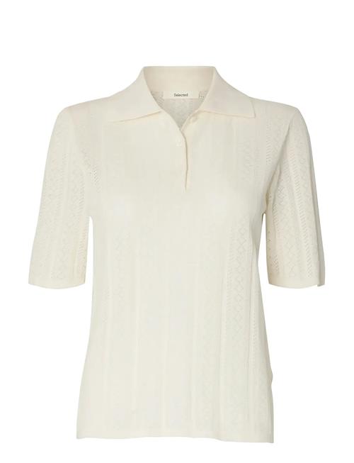 Selected | Slftoledo Structure 2/4 Knit Polo Neck | L