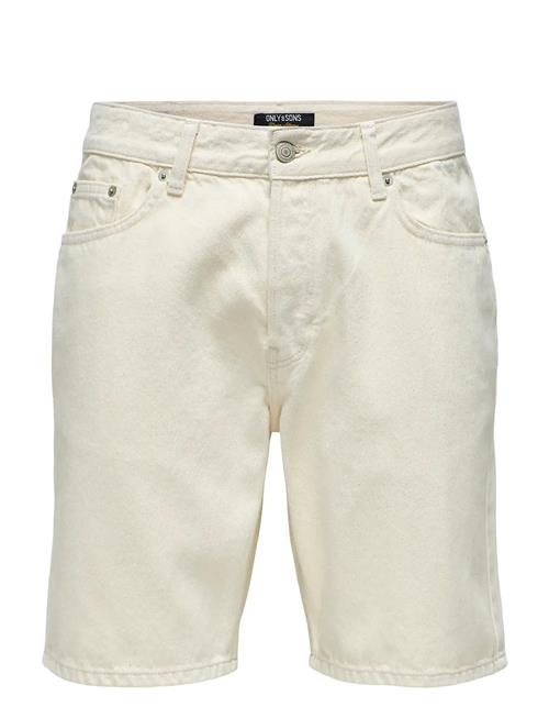 ONLY & SONS | Onsedge Ecru 2044 Pim Dnm Shorts Noos | M