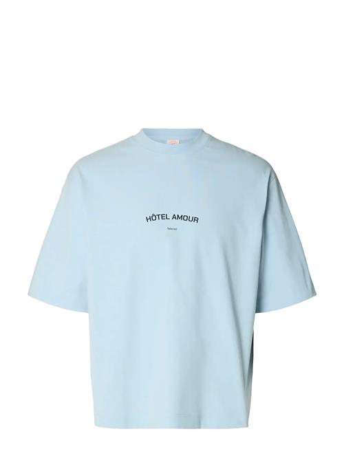 Selected | Slhboxyliam Ss O-Neck Tee Hotel Amour | XXL