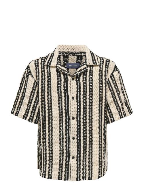 ONLY & SONS | Osjdani Crochet Ss Shirt Wvn | 176