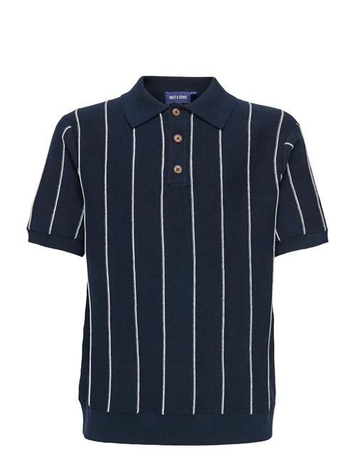 ONLY & SONS | Osjsaim Reg 12 Stripe Ss Polo Knt | 146-152