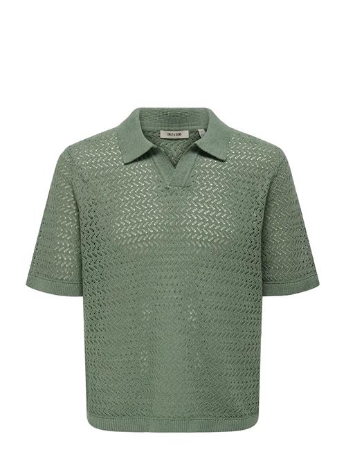 ONLY & SONS | Onsnyle 5 Ss Split Polo Knit Cs | XS