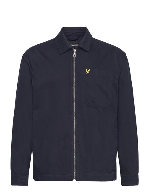 Lyle & Scott | Enzyme Wash Zip Through Overshirt | L