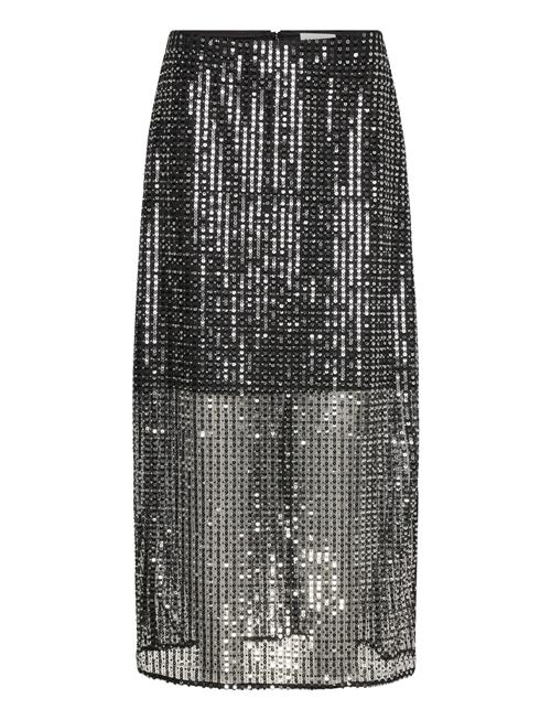 Malina | Solina See-Through Sequin Midi Skirt | L