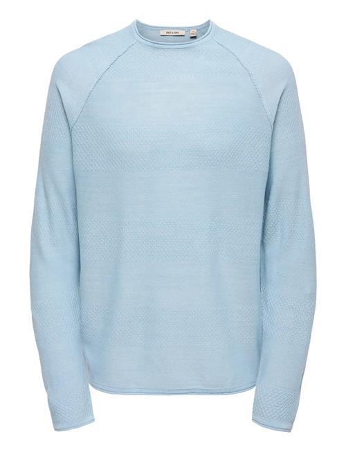 ONLY & SONS | Onsapollo Reg Ls Struc Crew Knit | L