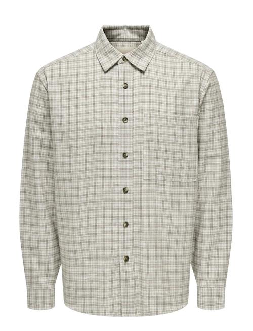 ONLY & SONS | Onsgudmund Loose Ls Checked Shirt | XL