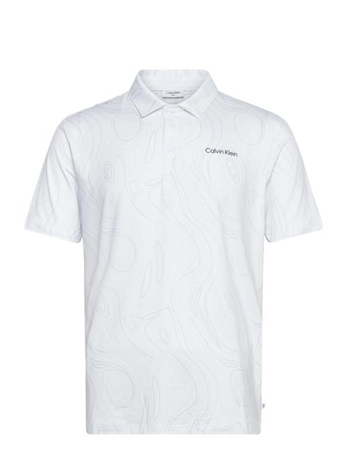 Calvin Klein Golf | Marble Print Polo | XXL