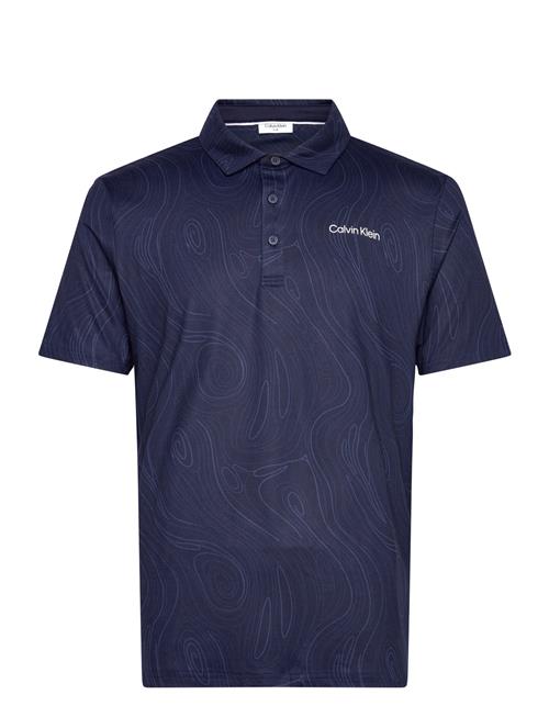 Calvin Klein Golf | Marble Print Polo | L
