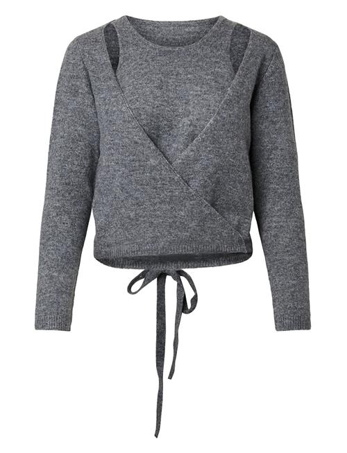 Pieces | Pcmaji Ls O-Neck Wrap Knit D2D | L