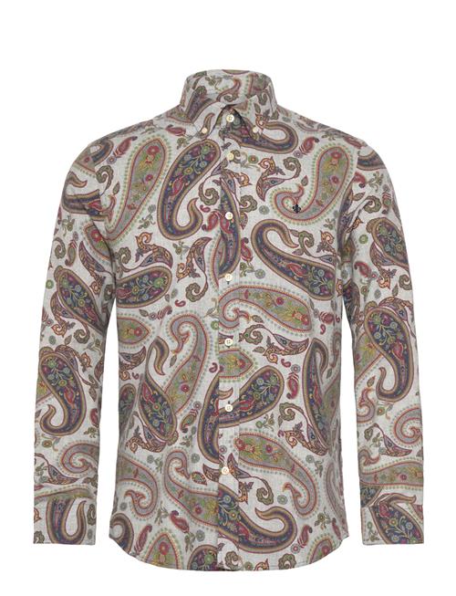 Morris | Flannel Paisley Shirt-Slim Fit | XL