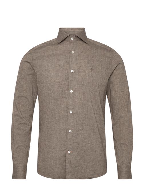 Morris | Flannel Herringbone Shirt-Slim Fit | S