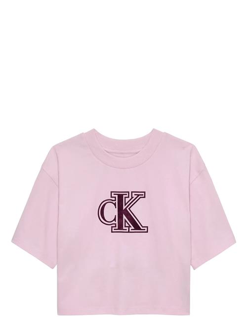 Calvin Klein | Velvet Monogram Boxy S/S T-Shirt | 152