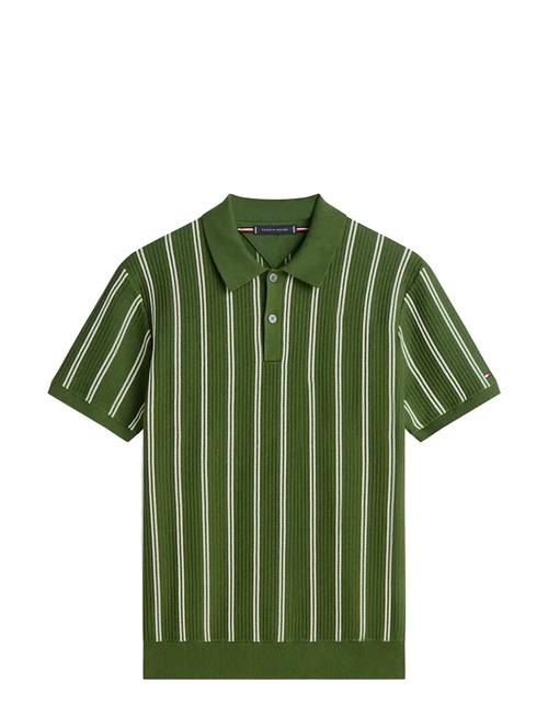 Tommy Hilfiger | Knitted Vertical Stripe Ss Polo | L