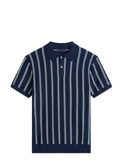 Tommy Hilfiger | Knitted Vertical Stripe Ss Polo | L