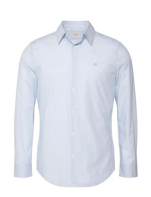 Calvin Klein | Ls Thin Multi Stripe Stretch Sli | L