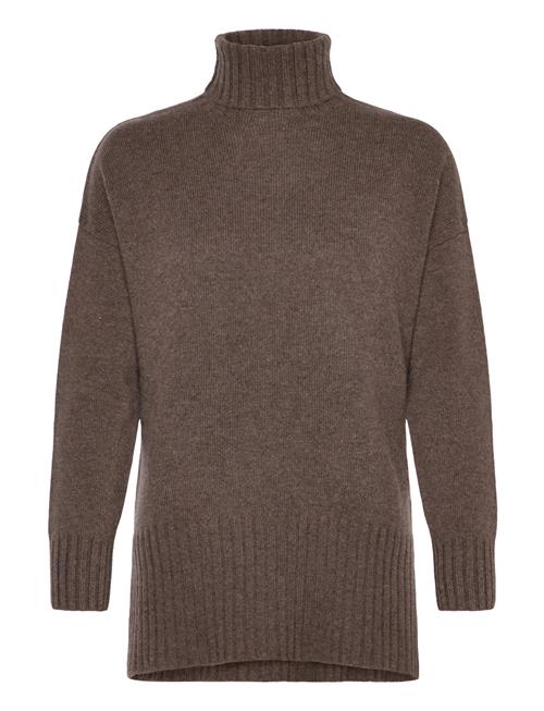 Davida Cashmere | Turtleneck Oversized Slits | L