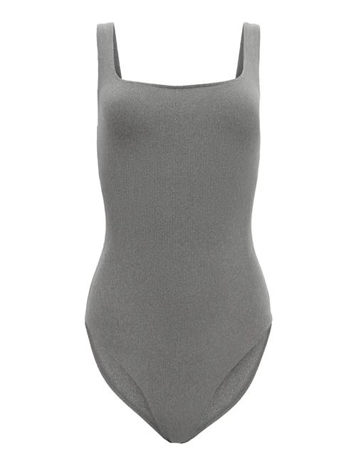 Girlfriend Collective | Square Neck Bodysuit, Thong | XXL