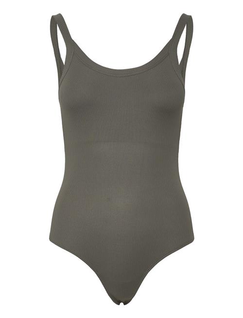 Girlfriend Collective | Coco Scoop Bodysuit, Thong | L