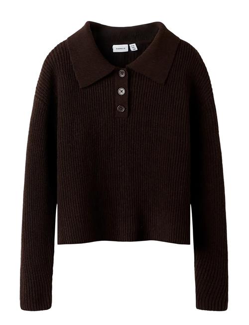 name it | Nkfnia Ls Loose Polo Knit Lnoos | 146-152