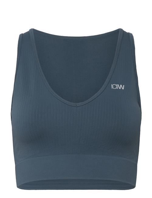 ICANIWILL | Ribbed Define Cropped V-Neck Tank W | M