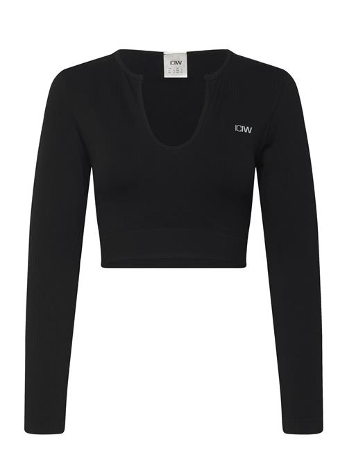 ICANIWILL | Ribbed Define Seamless Cropped Long Sleeve | S