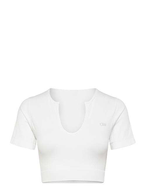 ICANIWILL | Ribbed Define Seamless Cropped T-Shirt | S