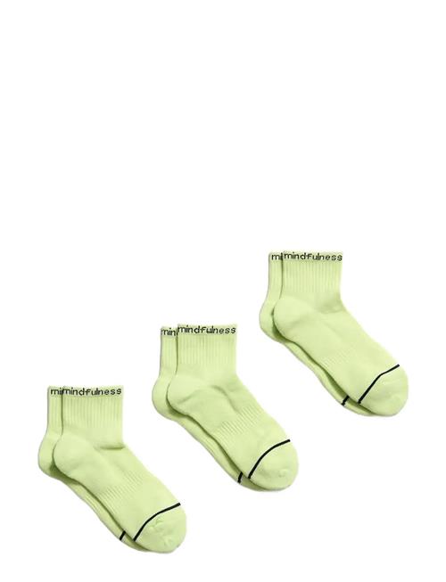 Girlfriend Collective | 3-Pack Mindfulness Quarter Crew Sock | ONE SIZE