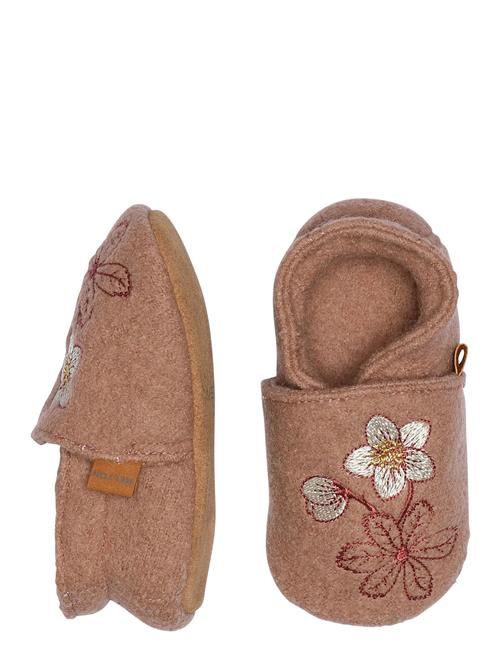 Melton | Winter Rose Wool Slippers | 24/25