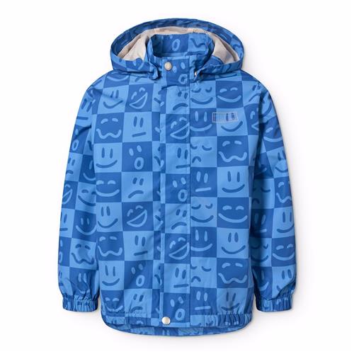 Molo Waiton Skaljakke Vibe Checks Blu  Vibe Checks BLU 86/92 cm  Blå  86/92 cm  mand