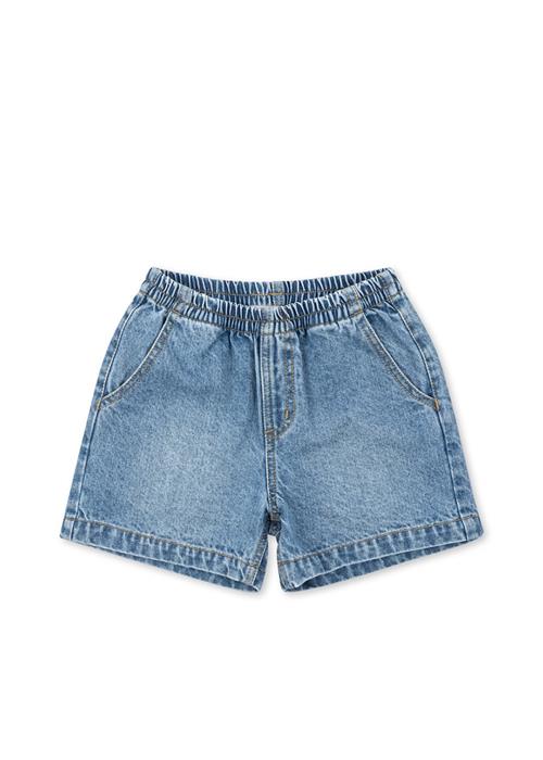 Konges Sløjd GOTS Magot Denim Shorts Denim Blue  Denim Blue 12 months  Blå  12 måneder  unisex