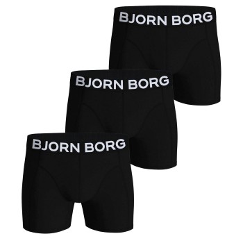 Björn Borg 3P Organic Cotton stretch Boxer Sort X-Large Herre
